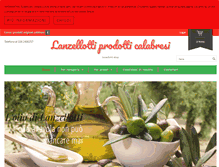 Tablet Screenshot of lanzellottishop.com